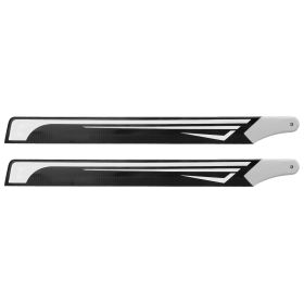 1 Pair of RC Helicopter Propellers Main Rotor High Strength Dual Propeller for Flywing FW450‑V3 Replacement Accessories