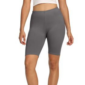Women's Biker Shorts - 8 Inch Soft Stretch Sports Summer Shorts For Dress Workout Running Riding Yoga
