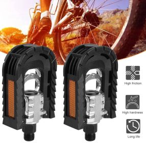 Bike Pedals Bicycle Folding Pedal Aluminum Alloy Mountain Foot Pedal Set