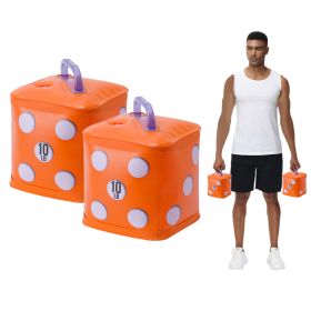 20lb Dumbbell Pairs Outdoor Portable Travel Gym Sports Fitness Home Exercise Yoga Strength Training Water Weights Dumbbell
