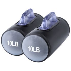 2X10lb Water Dumbbell Pairs Free Weights Adjustable Portable Travel Fitness Home Gym Sports Yoga Exercise Training Set