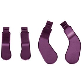 4PCS Controller Paddles Stainless Steel Replacement Controller Parts for Xbox One Elite Controller Series 2 Model 1797Purple