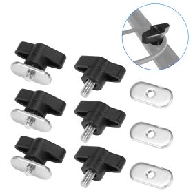6 Set Kayak Screws Nuts Replacement Kit Canoe Track System Mounting Hardware Accessories for Boats