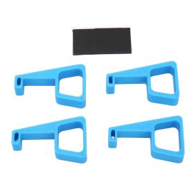 4PCS for PS4 Slim Heightening Bracket Heat Dissipation Game Console Horizontal Heighten Holder for PS4 Slim Accessories Blue