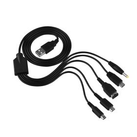 5 in 1 Charger USB for Nintendo NDS Ll  XL 3DS Wii U PSP Multi Function Charging Cable