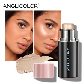 Anglicolor Highlighter Long Lasting,Contour Stick Makeup Naturally,Blush Makeup Smoothing,High Color Rendering,Easy To Mix,Vegan & Cruelty-Fre
