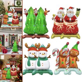 Christmas Standing Aluminum Foil Balloon