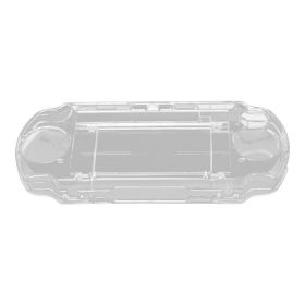 Universal Protective Case Stylish Prevent Slipping Shockproof Transparent Protective Shell with Movie Bracket for PSP