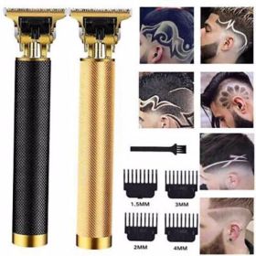 Professional Trimmer Hair Clippers Cutting Beard Cordless Barber Shaving Machine (Color: as picture)