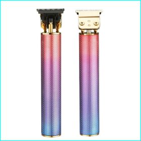 Professional Men's Hair Clippers Cordless Trimmer Cutting Beard Shaver Barber (only pick up) (Color: pink)