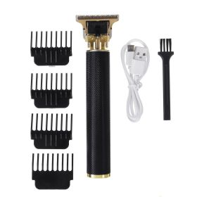 Professional Men's Hair Clippers Cordless Trimmer Cutting Beard Shaver Barber (only pick up) (Color: black)