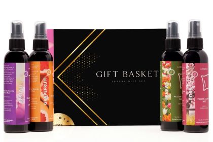 Luxury Dead Sea Spa Gift Set ��� Bath Salt, Mud Mask, Lavender Facial Spray & Essential Oil ��� Relaxation (GB-1011K: default)